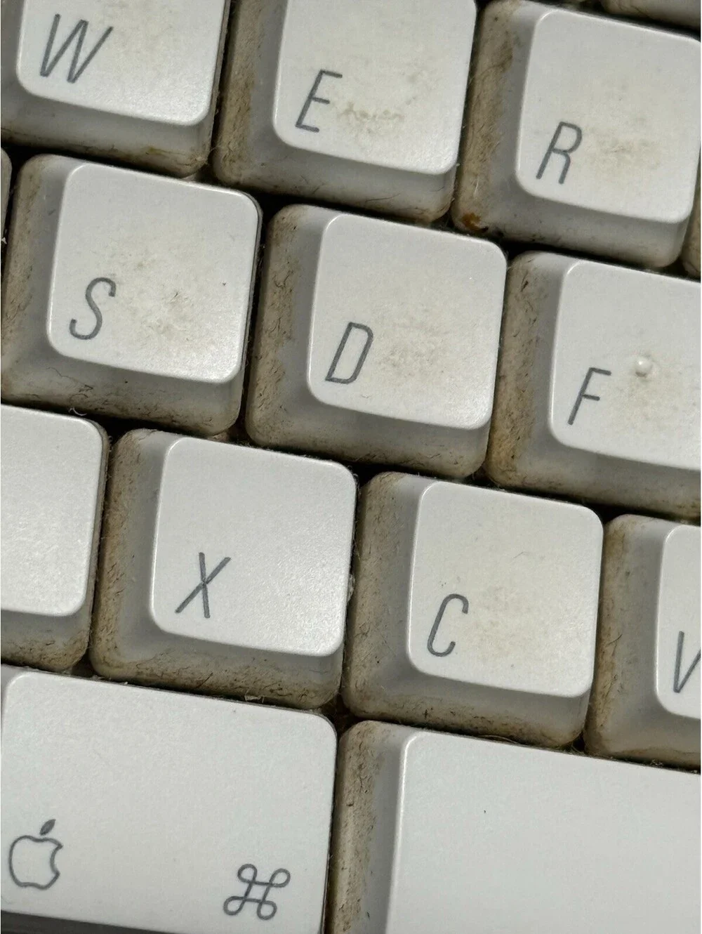 Genuine Apple Mac A1048 White Wired Full Size Keyboard English ( Asis) Read